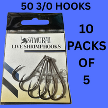 Load image into Gallery viewer, SAMURAI LIVE SHRIMP HOOKS