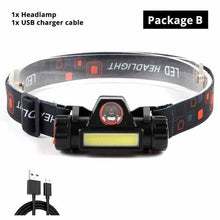 Load image into Gallery viewer, Waterproof LED headlamp