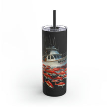 Load image into Gallery viewer, REDFISH BOAT Skinny Matte Tumbler, 20oz
