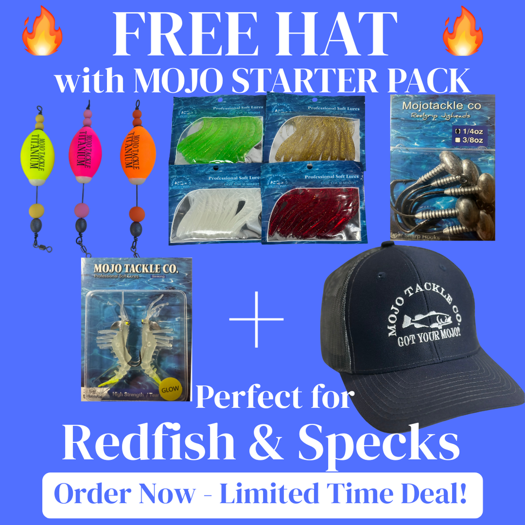Redfish and Speckled Trout Saltwater Fishing Bundle (Free Hat Included!) Free Shipping!!