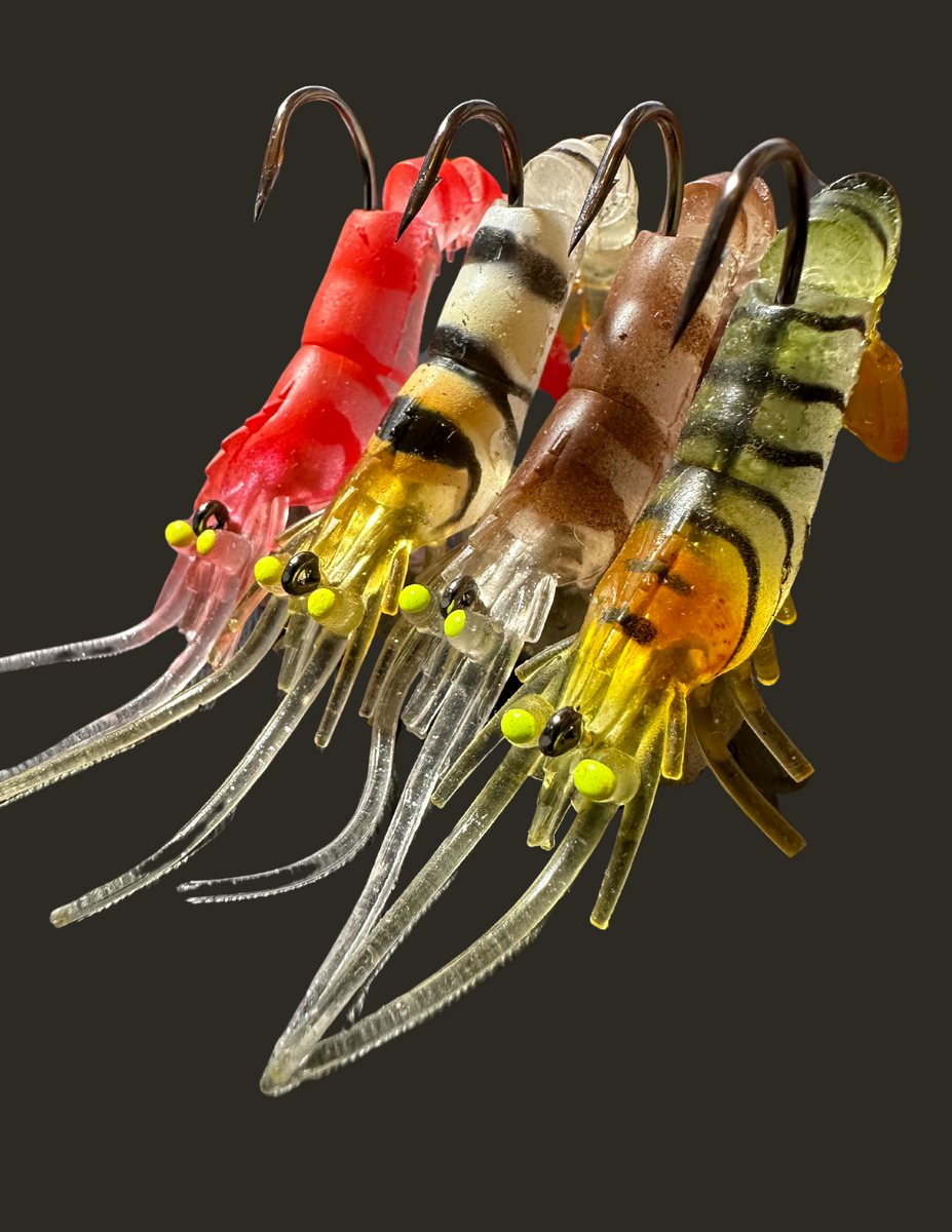 Multi Sectioned mojo plus Shrimp with Kevlar enforced tail – MOJO TACKLE CO