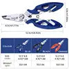 Load image into Gallery viewer, Black Handle Multifunction Fishing Pliers Stainless Fishing Line Cutter and Hook Remover
